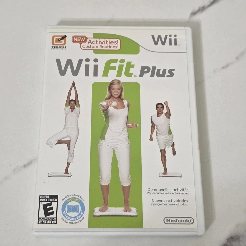 Nintendo Wii Fit Balance Board with Wii Fit Plus Video Game